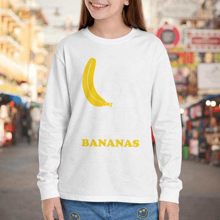 Love Bananas Banana Baseball Youth Long Sleeve Tee Love Bananas Banana Baseball Youth Long Sleeve Tee