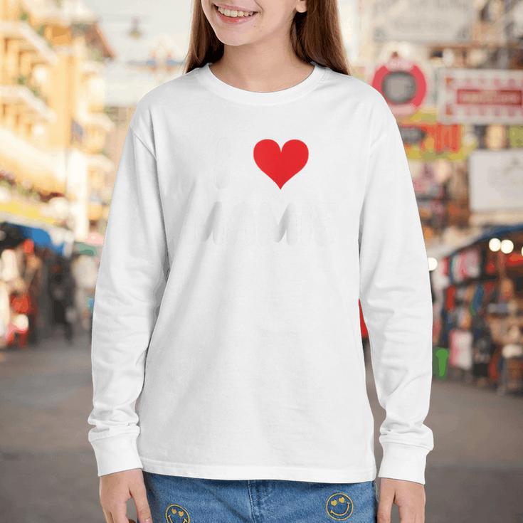 I Love Mamie Heart Grandma Grandmother Grandparent Raglan Baseball Tee Youth Long Sleeve Tee I Love Mamie Heart Grandma Grandmother Grandparent Raglan Baseball Tee Youth Long Sleeve Tee