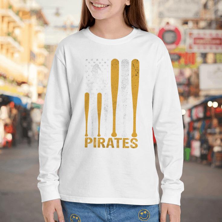 Pirates Baseball Fan Apparel For Sports Enthusiasts Youth Long Sleeve Tee Pirates Baseball Fan Apparel For Sports Enthusiasts Youth Long Sleeve Tee