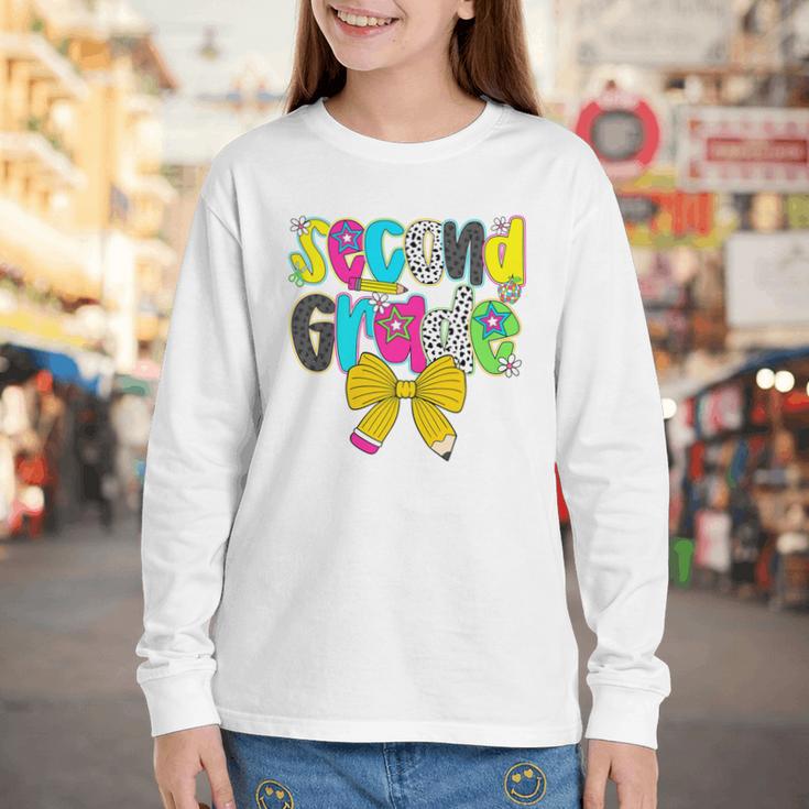 Second Grade Coquette Bow First Day Of School Back To School Performance Youth Long Sleeve Tee Second Grade Coquette Bow First Day Of School Back To School Performance Youth Long Sleeve Tee