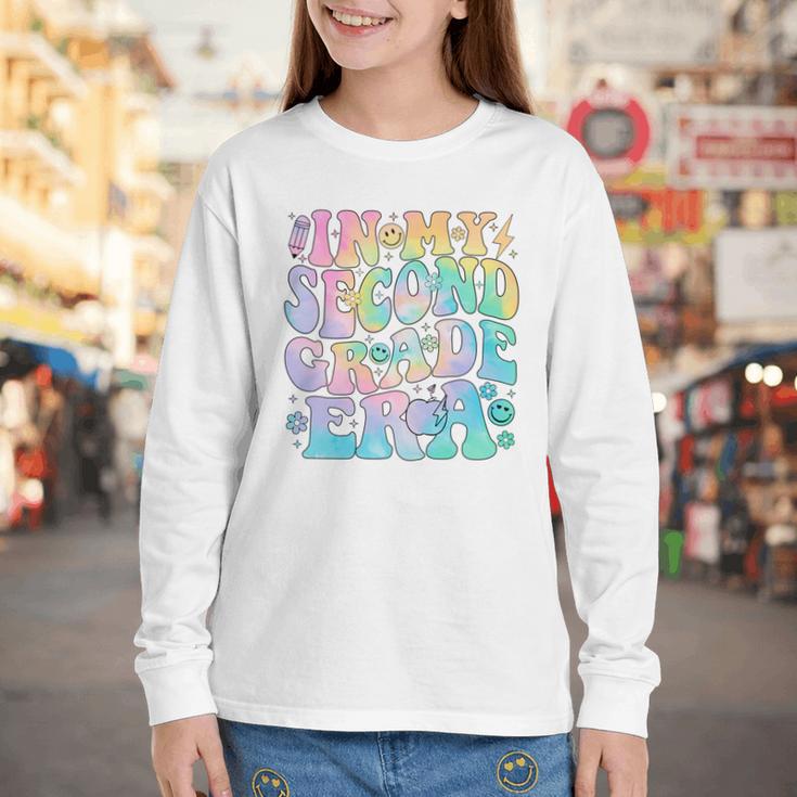 In My Second Grade Era Girl Tie Dye 2nd Grade Back To School Performance Youth Long Sleeve Tee