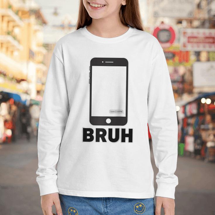 Texted First Bruh Seen Message Valentine's Day Humor Raglan Baseball Tee Youth Long Sleeve Tee Texted First Bruh Seen Message Valentine's Day Humor Raglan Baseball Tee Youth Long Sleeve Tee