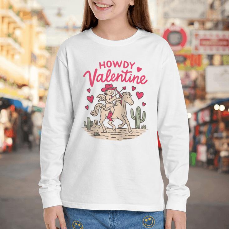 Valentine’s Day Western Life Cowboys Cupid Howdy Valentine Raglan Baseball Tee Youth Long Sleeve Tee Valentine’s Day Western Life Cowboys Cupid Howdy Valentine Raglan Baseball Tee Youth Long Sleeve Tee