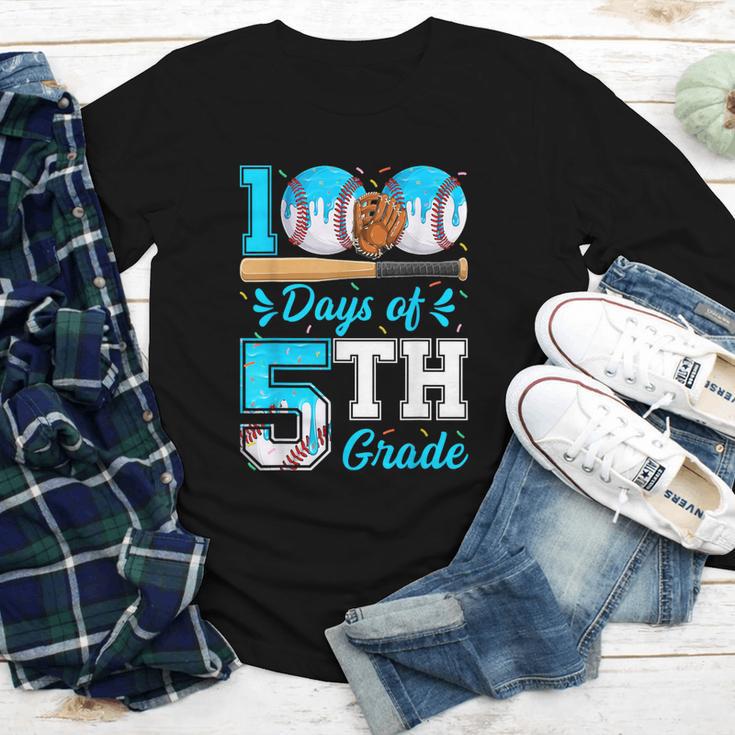 100 Days Of 5th Grade Baseball 100th Day Of School Boys Kids Youth Long Sleeve Tee 100 Days Of 5th Grade Baseball 100th Day Of School Boys Kids Youth Long Sleeve Tee