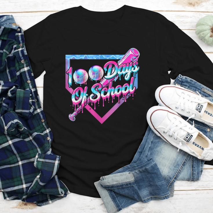 100 Days Of School Baseball 100th Day Ice Cream Boys Kids Youth Long Sleeve Tee 100 Days Of School Baseball 100th Day Ice Cream Boys Kids Youth Long Sleeve Tee