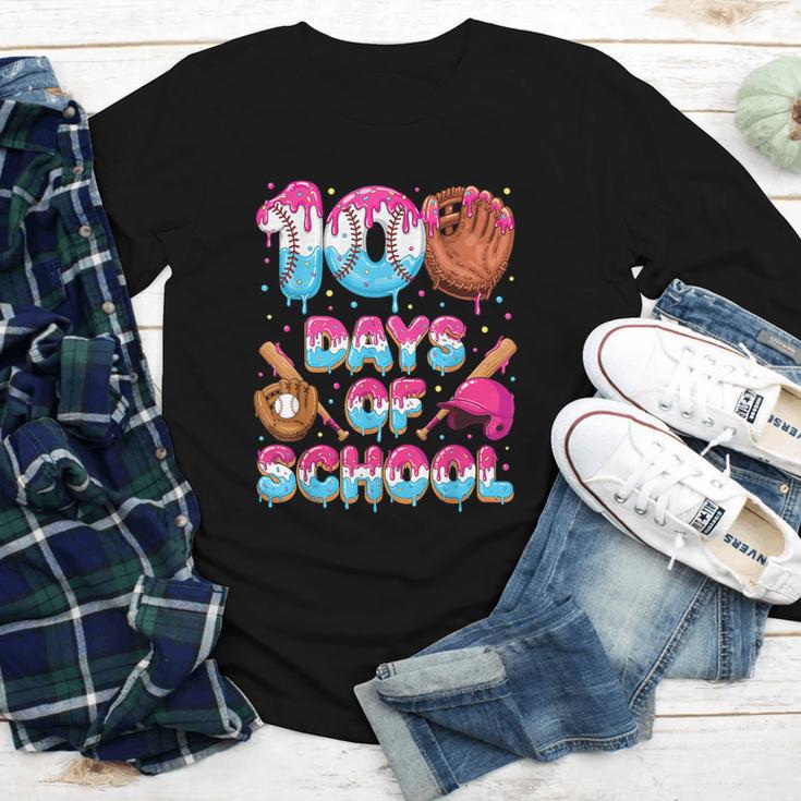 100 Days Of School Baseball Donut Dripping Teacher Boys Kids Youth Long Sleeve Tee 100 Days Of School Baseball Donut Dripping Teacher Boys Kids Youth Long Sleeve Tee