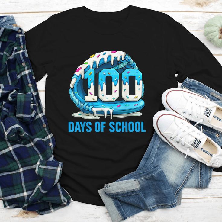100 Days Of School Baseball Drip Ice Cream Kid Boy 100th Day Youth Long Sleeve Tee 100 Days Of School Baseball Drip Ice Cream Kid Boy 100th Day Youth Long Sleeve Tee