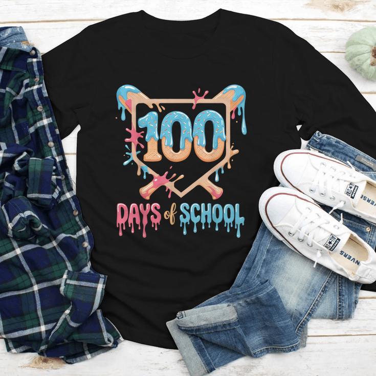 100 Days Of School Baseball Drip 100 Days Of School Youth Long Sleeve Tee 100 Days Of School Baseball Drip 100 Days Of School Youth Long Sleeve Tee
