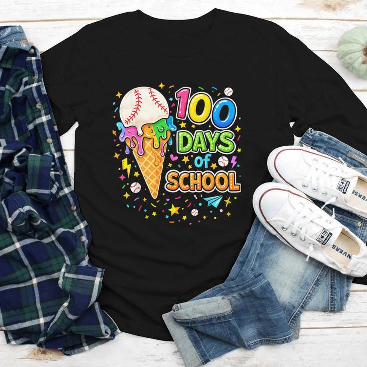 100 Days Of School Baseball Ice Cream Drip Boys Kids Player Youth Long Sleeve Tee 100 Days Of School Baseball Ice Cream Drip Boys Kids Player Youth Long Sleeve Tee