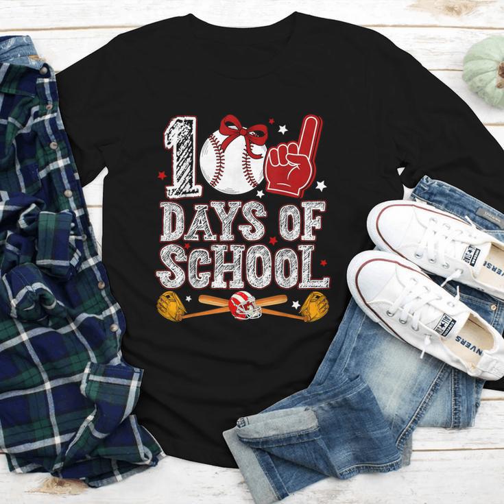 100 Days Of School Cute Bow Baseball Boy Girl Teacher Youth Long Sleeve Tee 100 Days Of School Cute Bow Baseball Boy Girl Teacher Youth Long Sleeve Tee