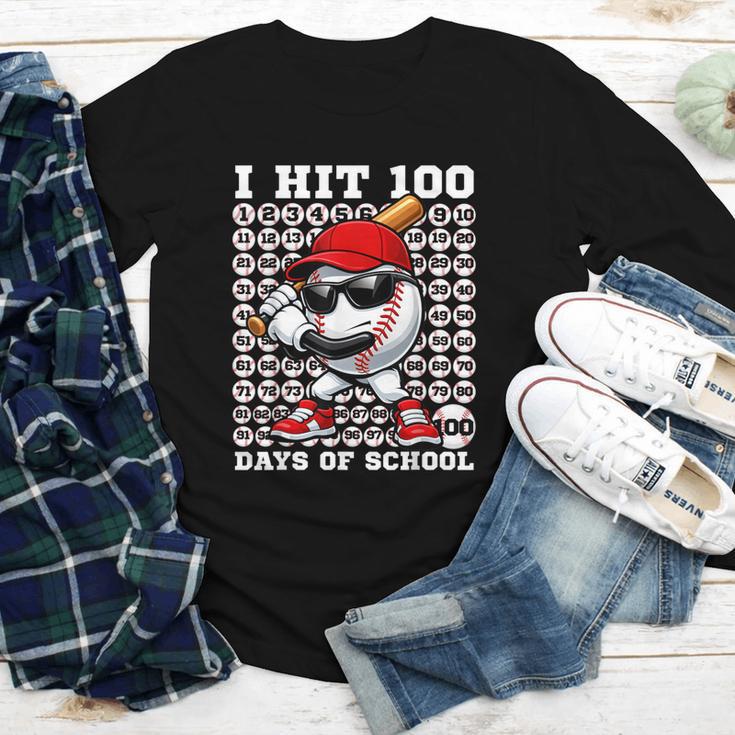100 Days Of School Retro Baseball Sport For Boys Teachers Youth Long Sleeve Tee 100 Days Of School Retro Baseball Sport For Boys Teachers Youth Long Sleeve Tee