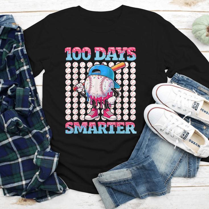 100 Days Smarter Baseball Drip Boys 100 Days Of School Kids Youth Long Sleeve Tee 100 Days Smarter Baseball Drip Boys 100 Days Of School Kids Youth Long Sleeve Tee