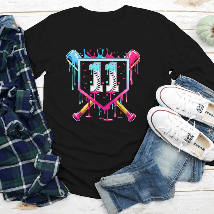 11th Birthday Boys Baseball Ice Cream Drip Boys Baseball Youth Long Sleeve Tee 11th Birthday Boys Baseball Ice Cream Drip Boys Baseball Youth Long Sleeve Tee