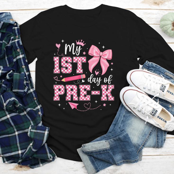 My 1st Day Of Pre-K PreK Pre K 2025 Back To School Girls Youth Long Sleeve Tee