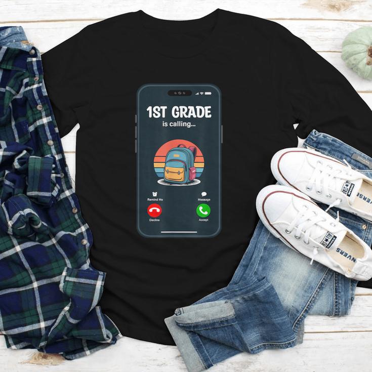 1st Grade Is Calling First Day Back To School First Grade Youth Long Sleeve Tee 1st Grade Is Calling First Day Back To School First Grade Youth Long Sleeve Tee