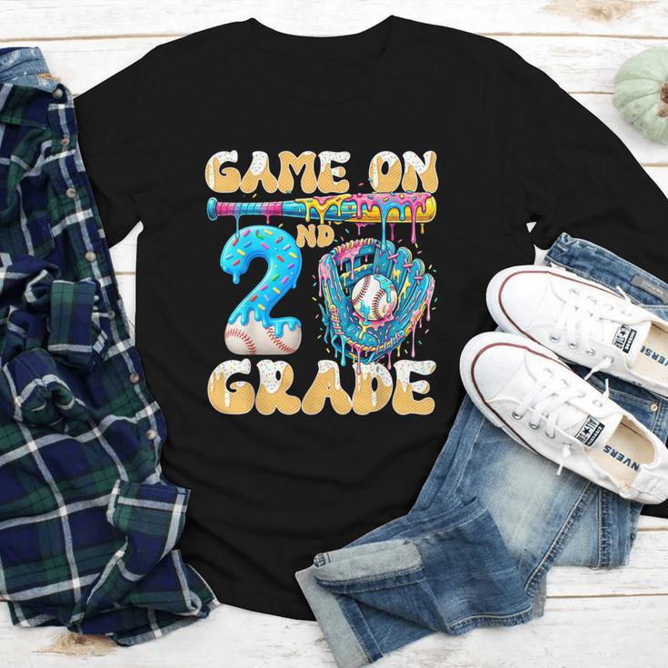 2nd Grade Back To School Baseball Drip Ice Cream Game On Youth Long Sleeve Tee 2nd Grade Back To School Baseball Drip Ice Cream Game On Youth Long Sleeve Tee