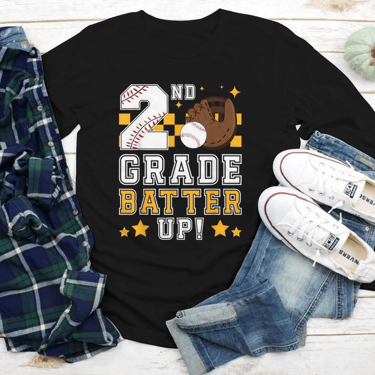 2nd Grade Batter Up Baseball First Day Back To School Youth Long Sleeve Tee