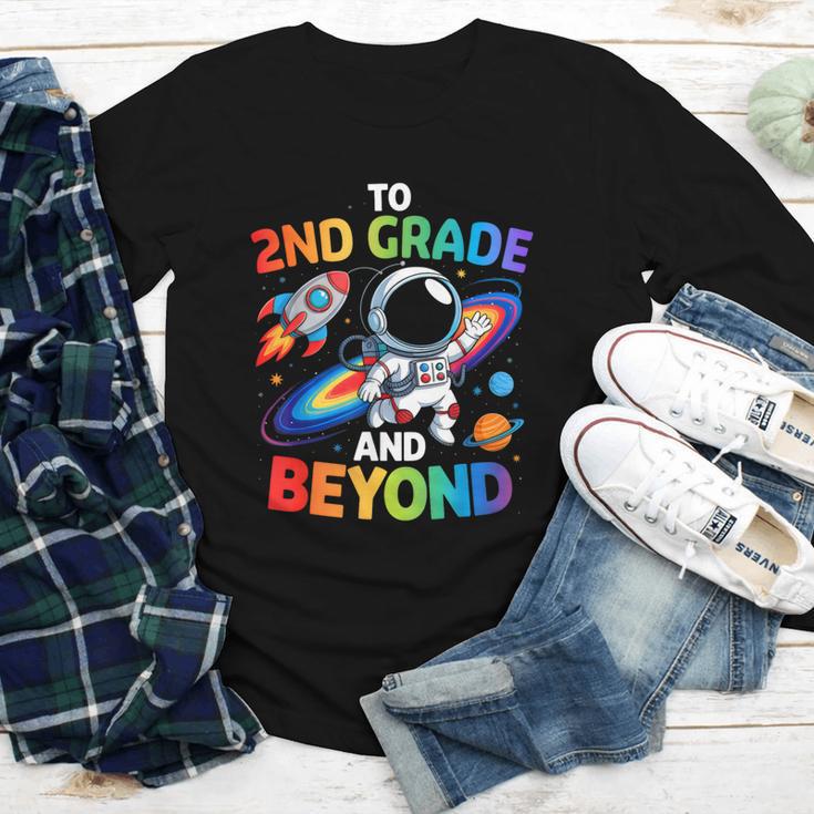2nd Grade And Beyond Second Grade Astronaut Back To School Youth Long Sleeve Tee