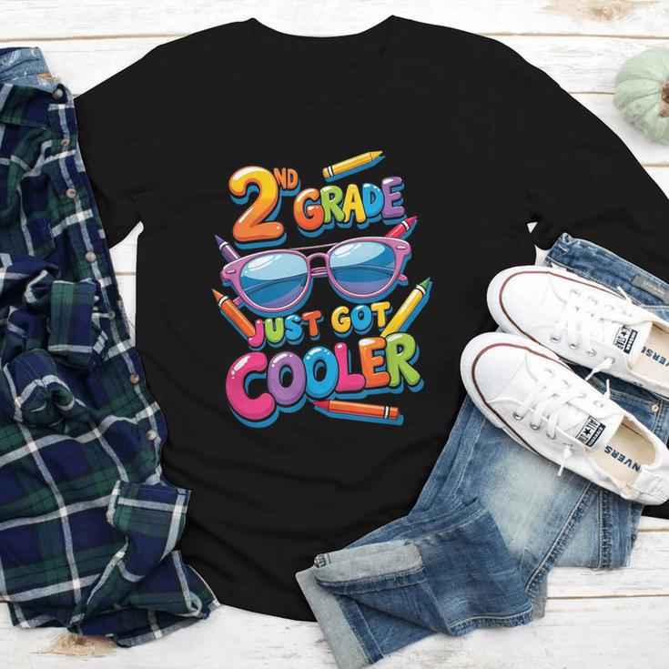 2nd Grade Just Got Cooler Shirt Back To School Kids Youth Long Sleeve Tee 2nd Grade Just Got Cooler Shirt Back To School Kids Youth Long Sleeve Tee