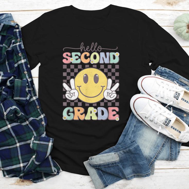 2nd Grade Team Back To School Hello Second Grade Smile Face Youth Long Sleeve Tee 2nd Grade Team Back To School Hello Second Grade Smile Face Youth Long Sleeve Tee
