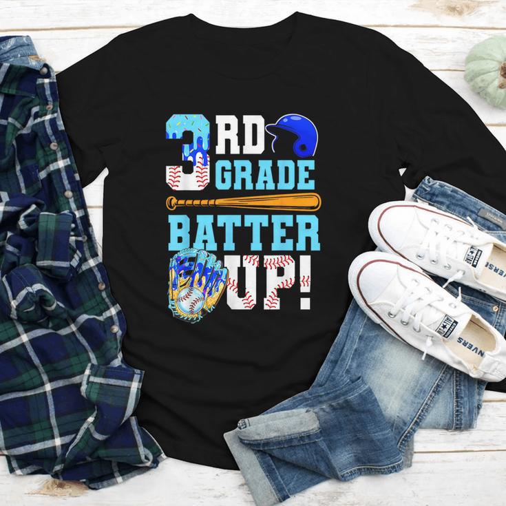 3rd Grade Back To School Baseball Drip Ice Cream Batter Up Youth Long Sleeve Tee 3rd Grade Back To School Baseball Drip Ice Cream Batter Up Youth Long Sleeve Tee