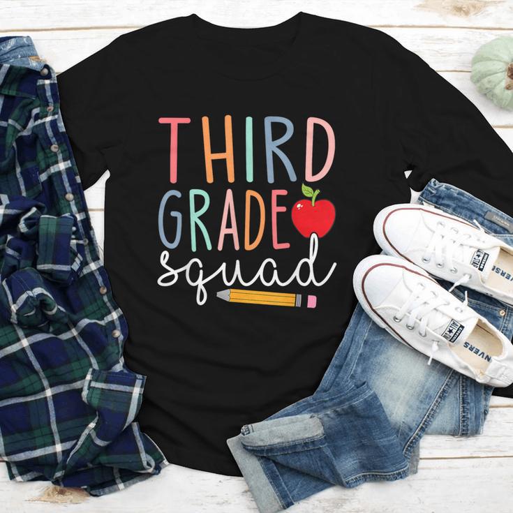 3rd Grade Squad Tshirt Third Grade Back To School Youth Long Sleeve Tee