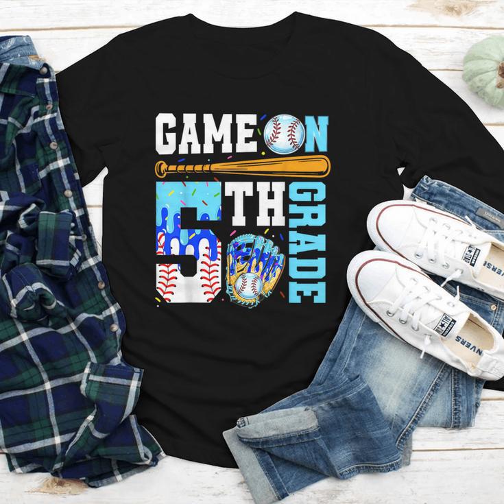 5th Grade Back To School Baseball Drip Ice Cream Game On Youth Long Sleeve Tee 5th Grade Back To School Baseball Drip Ice Cream Game On Youth Long Sleeve Tee