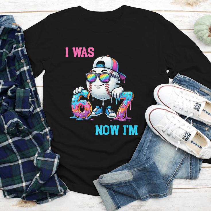 I Was 6 Now I'm 7 Baseball Birthday Drip Ice Cream Boy Youth Long Sleeve Tee I Was 6 Now I'm 7 Baseball Birthday Drip Ice Cream Boy Youth Long Sleeve Tee