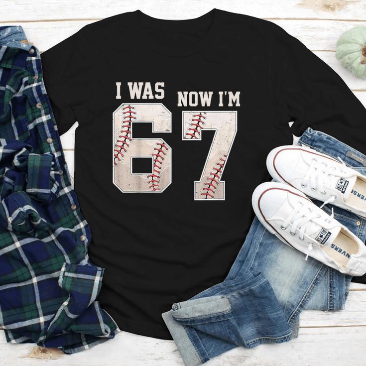 I Was 6 Now I'm 7 Year Old Birthday 67 Meme Baseball Bday Youth Long Sleeve Tee I Was 6 Now I'm 7 Year Old Birthday 67 Meme Baseball Bday Youth Long Sleeve Tee