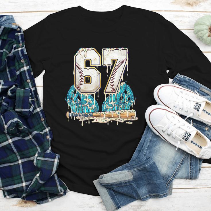 67 Baseball Drip Boys Youth Kids 6-7 Ice Cream Dripping 6 7 Youth Long Sleeve Tee 67 Baseball Drip Boys Youth Kids 6-7 Ice Cream Dripping 6 7 Youth Long Sleeve Tee