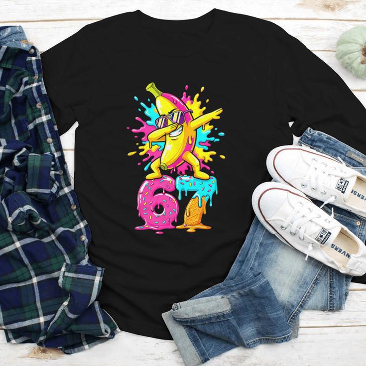 67 Baseball Ice Cream Six Seven Dabbing Banana Youth Long Sleeve Tee