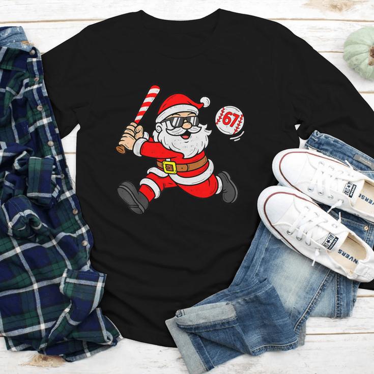 67 Baseball Santa Six Seven Meme Christmas Sport Men Boy Kid Youth Long Sleeve Tee 67 Baseball Santa Six Seven Meme Christmas Sport Men Boy Kid Youth Long Sleeve Tee