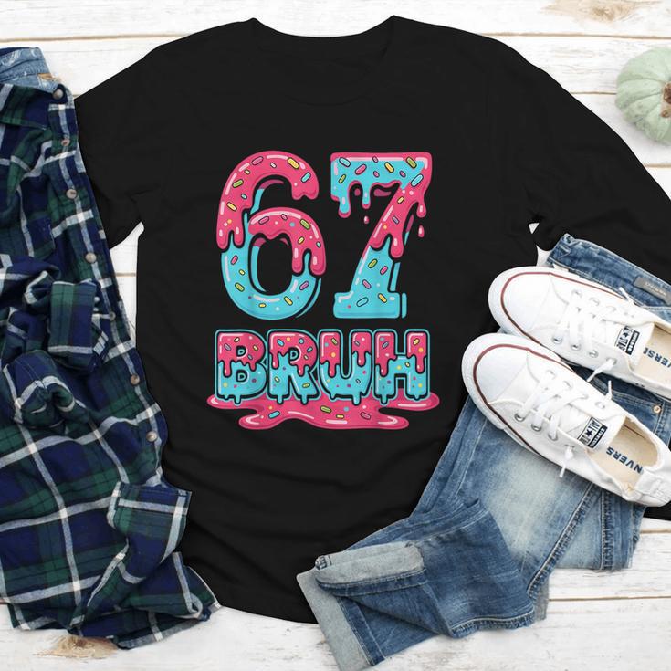 67 Ice Cream Drip Baseball For Men Women Kids Youth Long Sleeve Tee