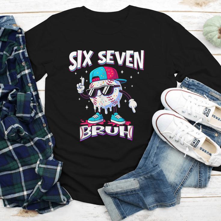 67 Meme Six Seven Bruh Baseball Ice Cream Drip Youth Long Sleeve Tee 67 Meme Six Seven Bruh Baseball Ice Cream Drip Youth Long Sleeve Tee