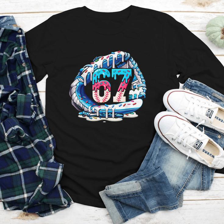 67 Meme Slang Baseball Glove Drip Ice Cream Six Seven 6 7 Youth Long Sleeve Tee 67 Meme Slang Baseball Glove Drip Ice Cream Six Seven 6 7 Youth Long Sleeve Tee