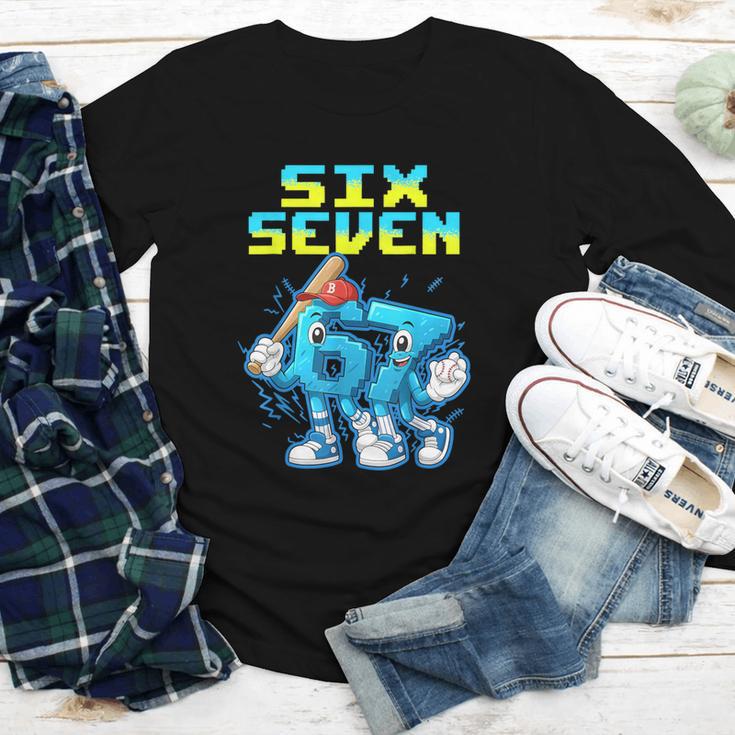 67 Six Seven 6-7 Italian Brainrot Kids Baseball Meme Youth Long Sleeve Tee 67 Six Seven 6-7 Italian Brainrot Kids Baseball Meme Youth Long Sleeve Tee