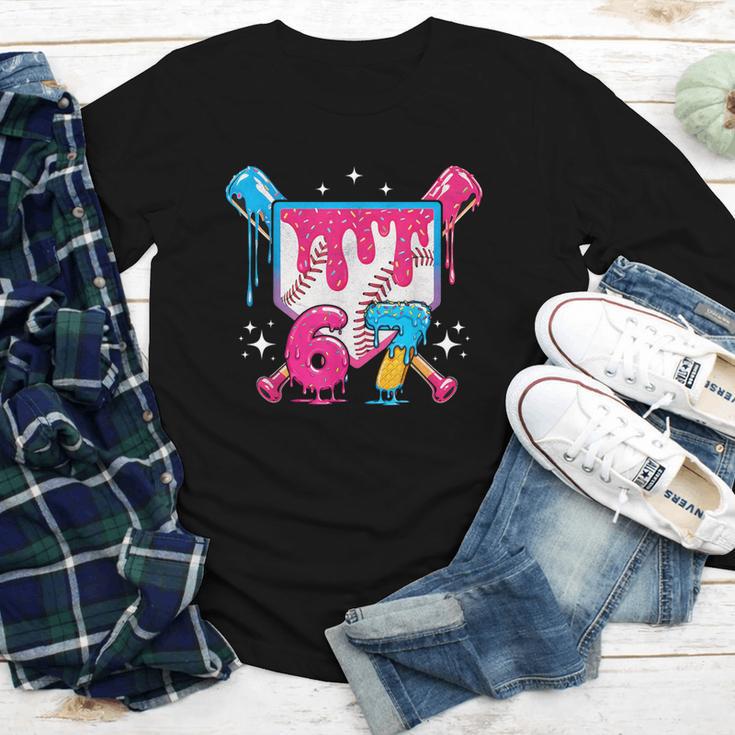 67 Six Seven Ice Cream Drip Baseball Boys Youth Youth Long Sleeve Tee