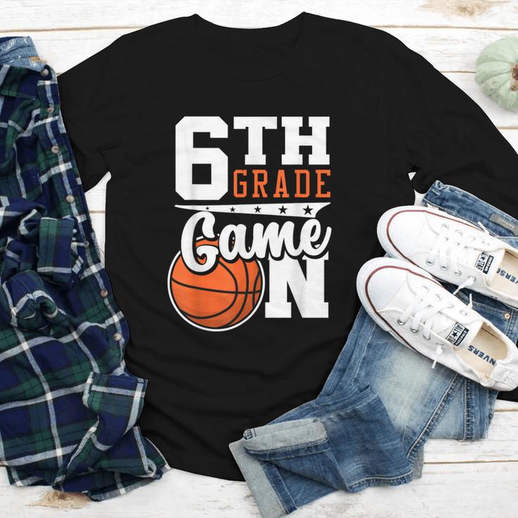 6th Grade Game On Back To School Basketball Boy Sixth Grade Youth Long Sleeve Tee 6th Grade Game On Back To School Basketball Boy Sixth Grade Youth Long Sleeve Tee