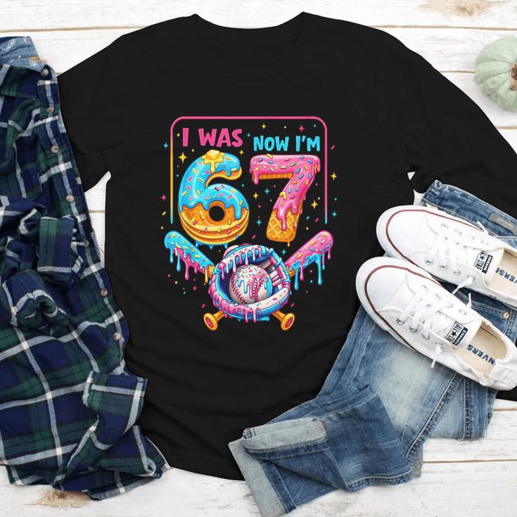 7th Birthday Boys I Was 6 Now I'm 7 Baseball Ice Cream Drip Youth Long Sleeve Tee 7th Birthday Boys I Was 6 Now I'm 7 Baseball Ice Cream Drip Youth Long Sleeve Tee