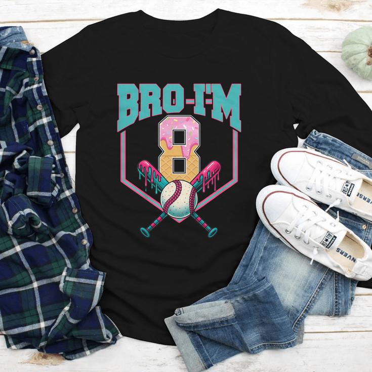 8th Birthday Boy Bro I'm 8 Years Old Baseball Theme Youth Long Sleeve Tee 8th Birthday Boy Bro I'm 8 Years Old Baseball Theme Youth Long Sleeve Tee