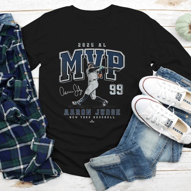 Aaron Judge 2025 AL MVP New York Baseball MLBPA Youth Long Sleeve Tee