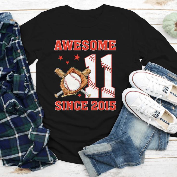 Awesome Since 2015 11 Year Old Boys Bday Baseball Theme Youth Long Sleeve Tee Awesome Since 2015 11 Year Old Boys Bday Baseball Theme Youth Long Sleeve Tee