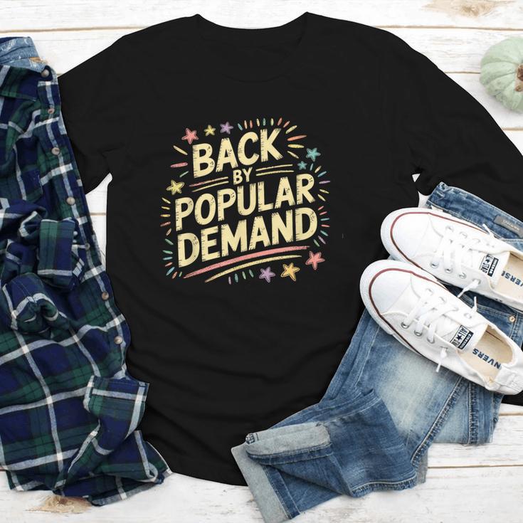Back By Popular Demand Back To School Youth Long Sleeve Tee Back By Popular Demand Back To School Youth Long Sleeve Tee