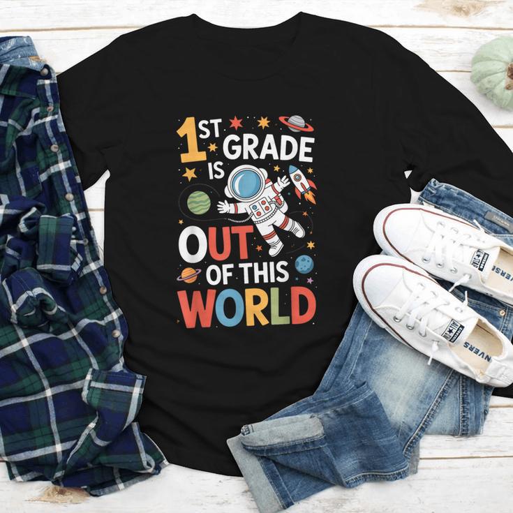 Back To School 1st Grade Is Out Of This World Youth Long Sleeve Tee Back To School 1st Grade Is Out Of This World Youth Long Sleeve Tee
