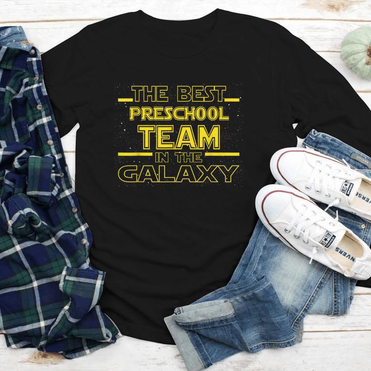 Back To School Best Preschool Team In The Galaxy Space Out Youth Long Sleeve Tee