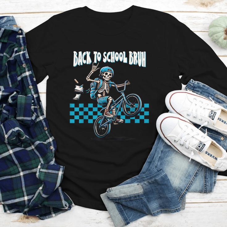 Back To School Bruh Boy Skeleton Riding On a BMX Bike Youth Long Sleeve Tee Back To School Bruh Boy Skeleton Riding On a BMX Bike Youth Long Sleeve Tee