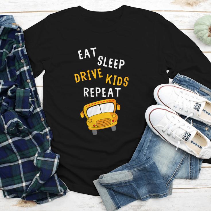 Back To School Bus Driver Appreciation Thank You Quote Youth Long Sleeve Tee