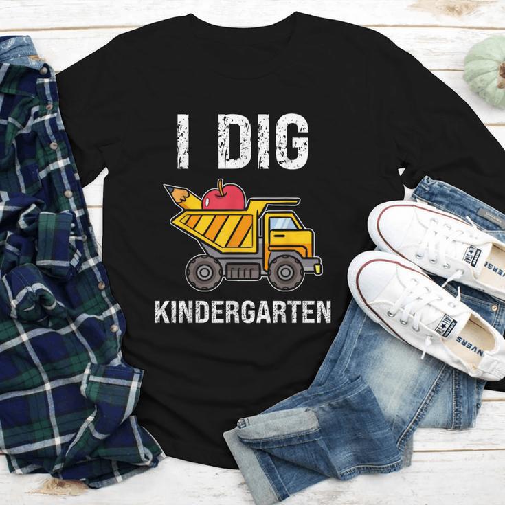Back To School I Dig Kindergarten Dumping Truck Boys Girls Youth Long Sleeve Tee Back To School I Dig Kindergarten Dumping Truck Boys Girls Youth Long Sleeve Tee