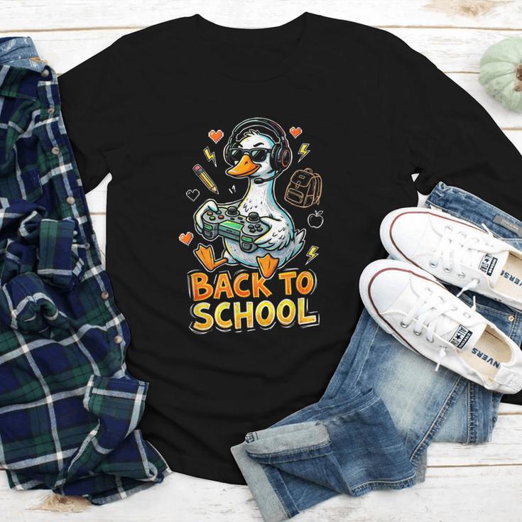 Back To School Gaming Kindergarten First Grade Goose Boys Youth Long Sleeve Tee