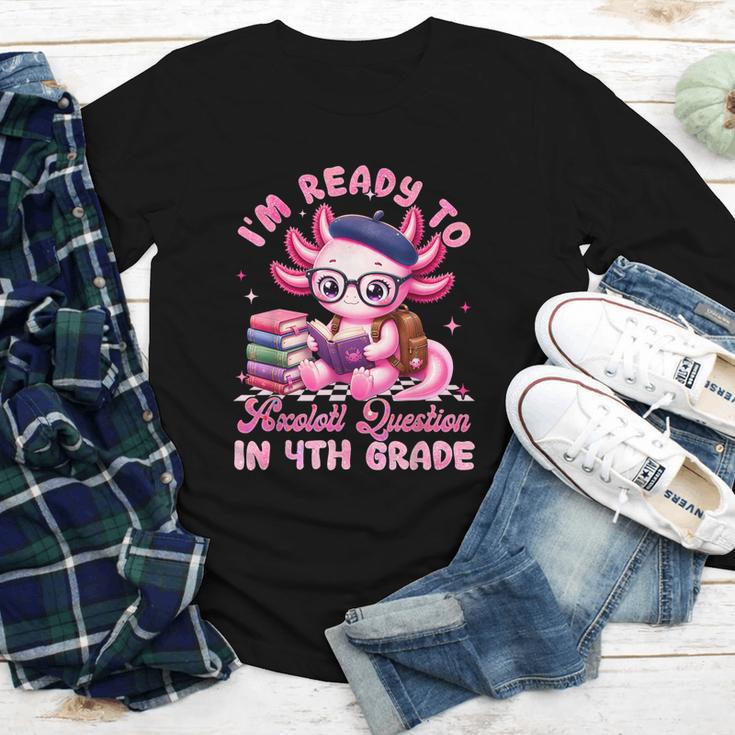 Back To School I'm Ready To Axolotl Question In 4th Grade Youth Long Sleeve Tee Back To School I'm Ready To Axolotl Question In 4th Grade Youth Long Sleeve Tee